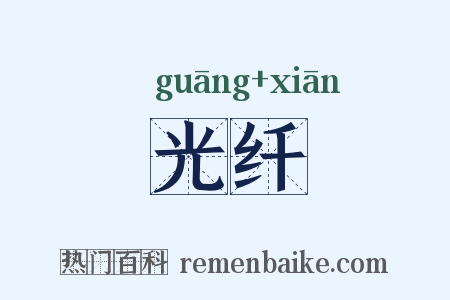 光纤是什么意思的图片